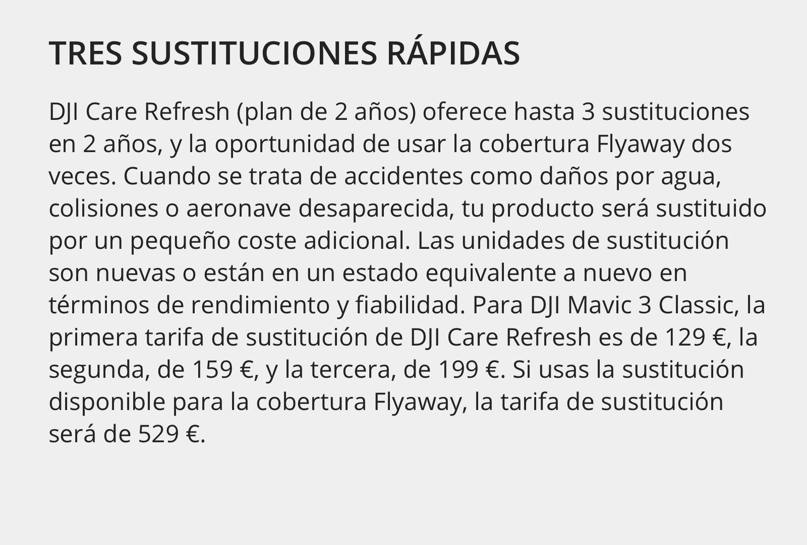 DJI Care Refresh - Plan de 2 años (DJI Mavic 3 Classic)