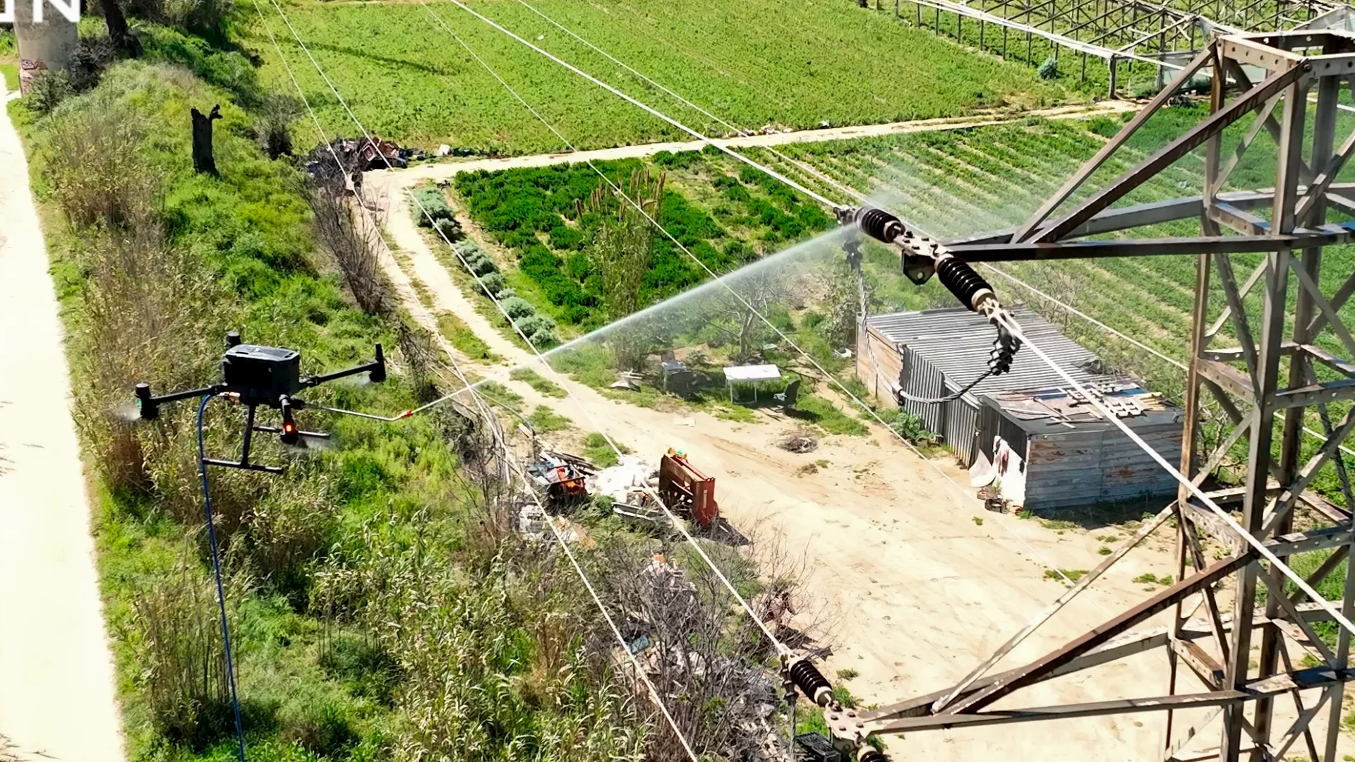 Sistema de limpieza con Drones